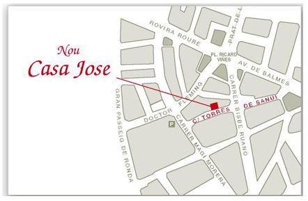 Restaurant Nou Casa José mapa